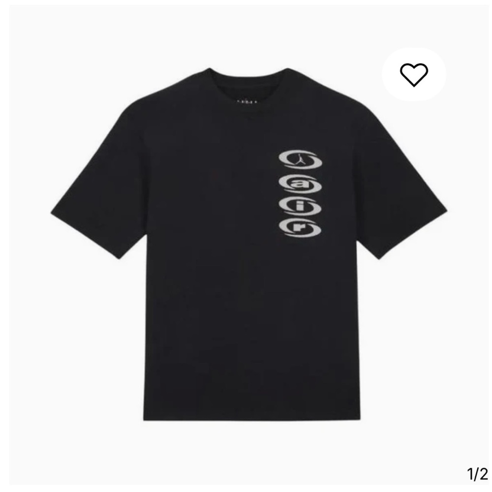Jordan Black Tee Short Sleeve